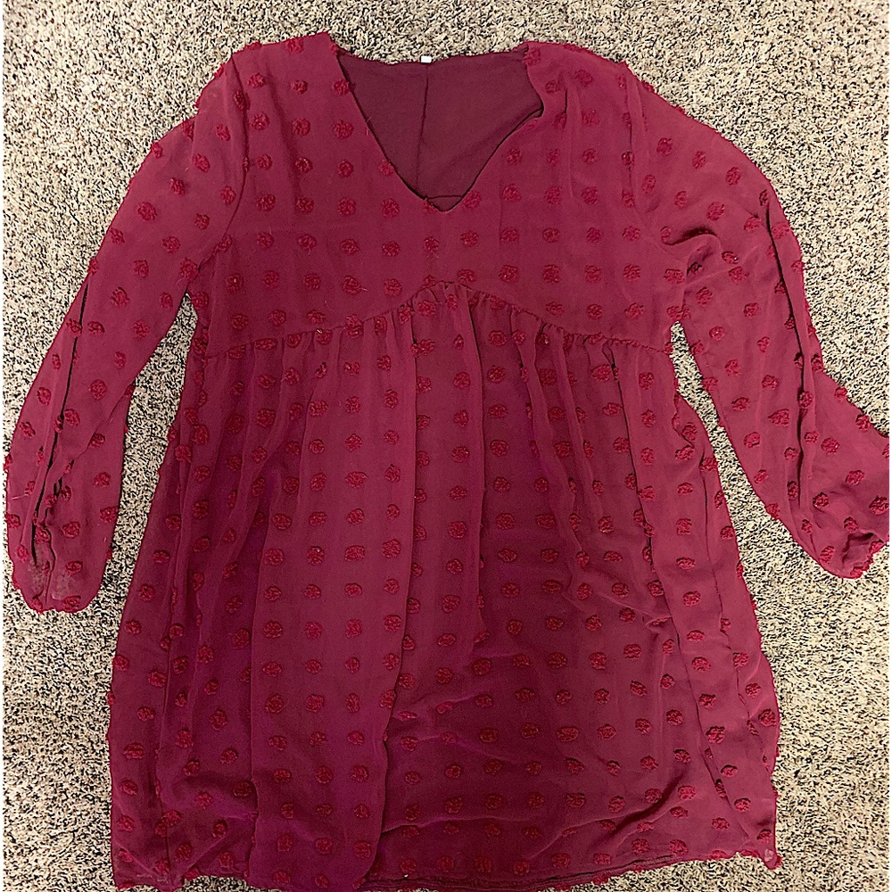 Baby doll Pom Pom mini dress - Picture 1 of 6